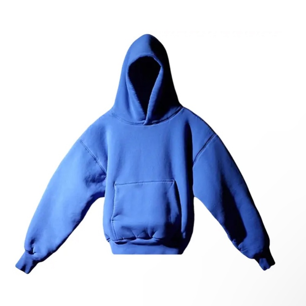 Toddler Yzy Gap Blue Hoodie, lightly worn